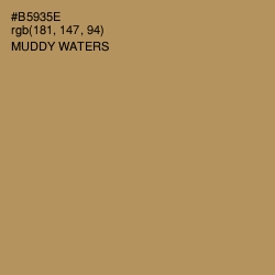 #B5935E - Muddy Waters Color Image